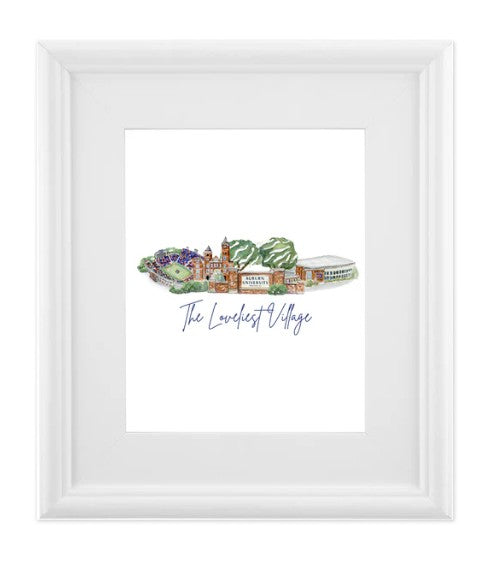 Auburn Print 8x10