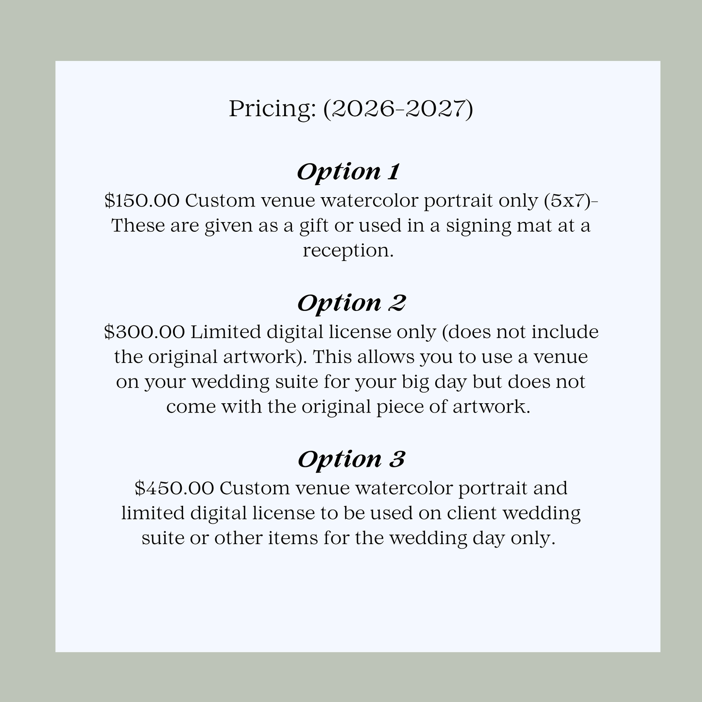 Custom Wedding Illustration