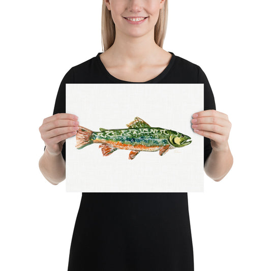 River Trout No. 1 Print 11x14