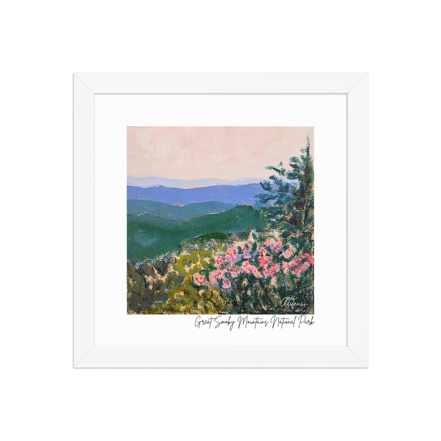 Great Smoky Mountains National Park Print | Mixed Media Wall Art