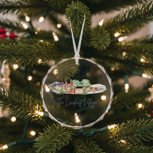 Square ornament mockup