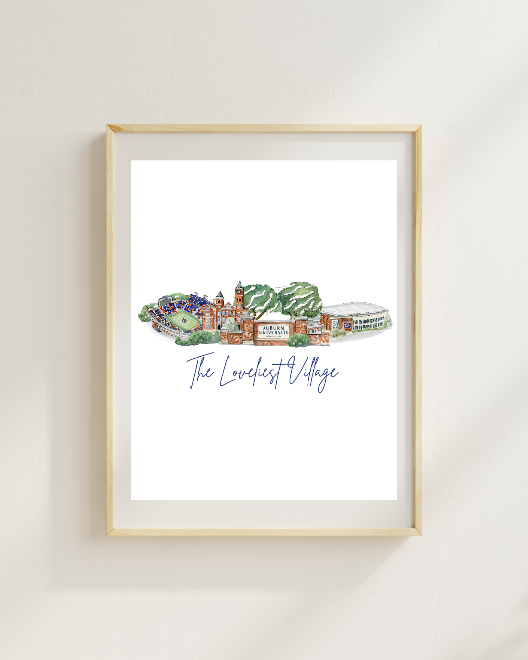 Auburn Print 8x10