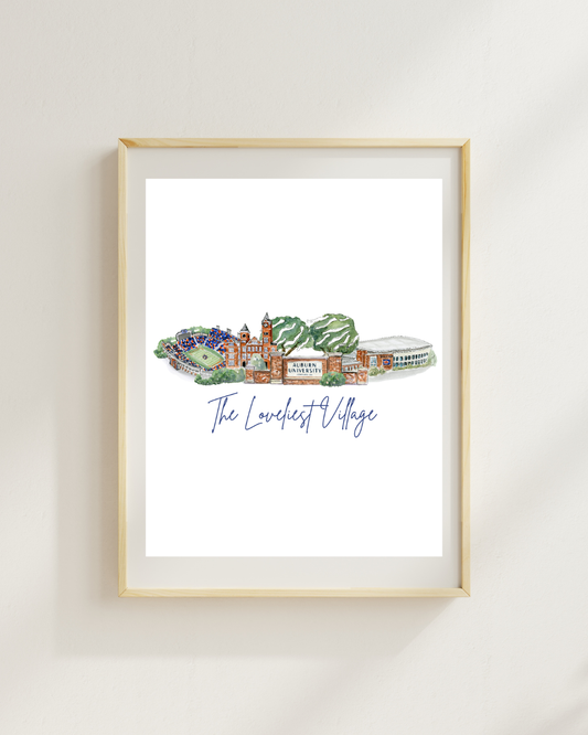 Auburn Print 8x10