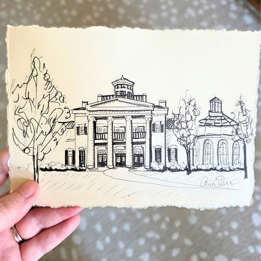 Pen and Ink Drawing House Commissions