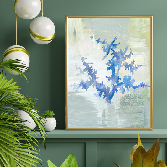 Lake Martin Alabama Abstract Map Print: Luxury Lake Wall Decor