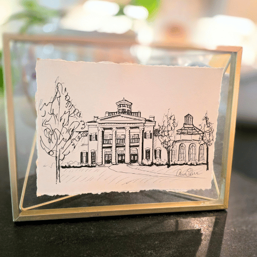 Pen and Ink Drawing House Commissions