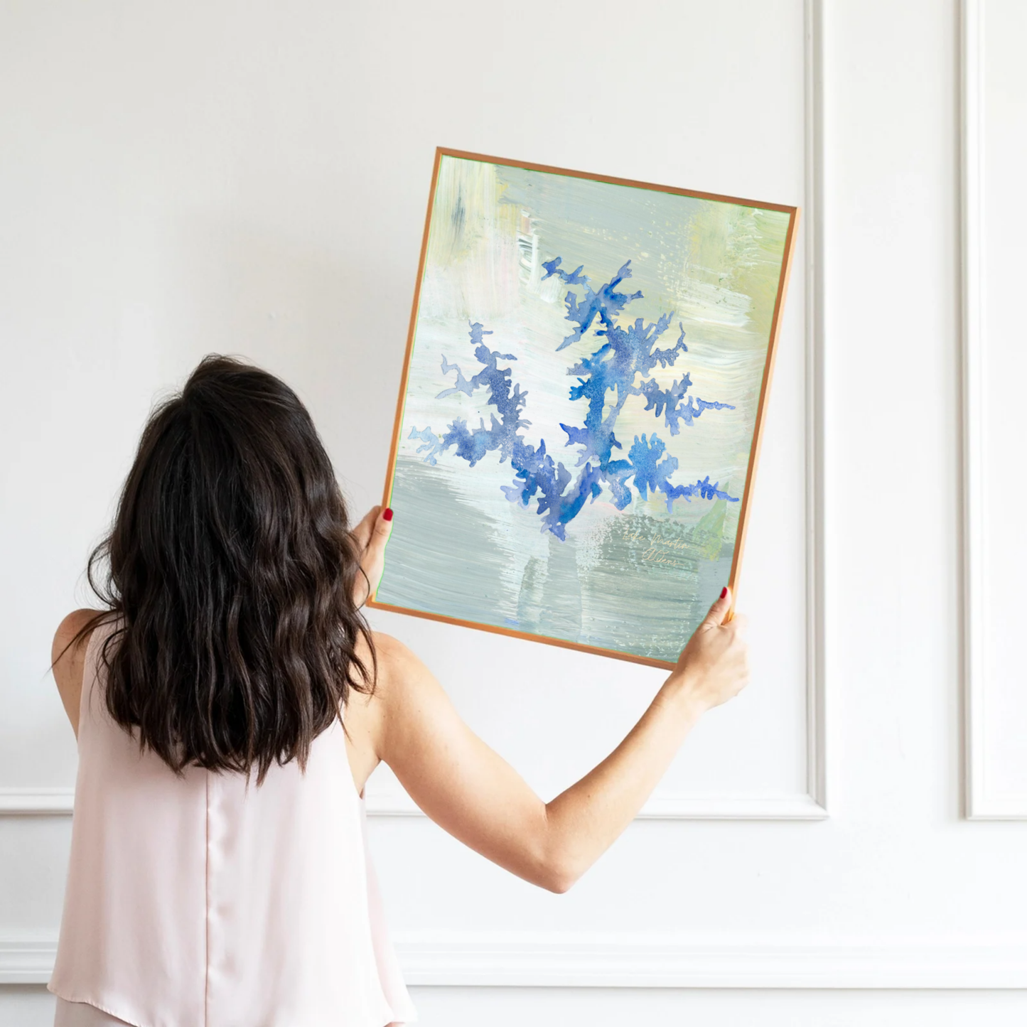 Lake Martin Alabama Abstract Map Print: Luxury Lake Wall Decor