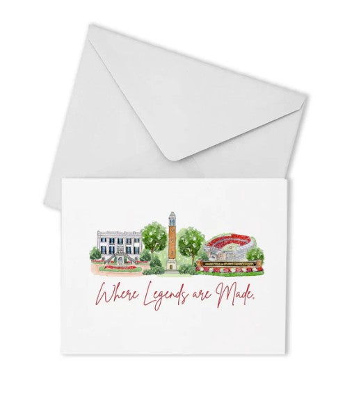 University of Alabama Note Card Set