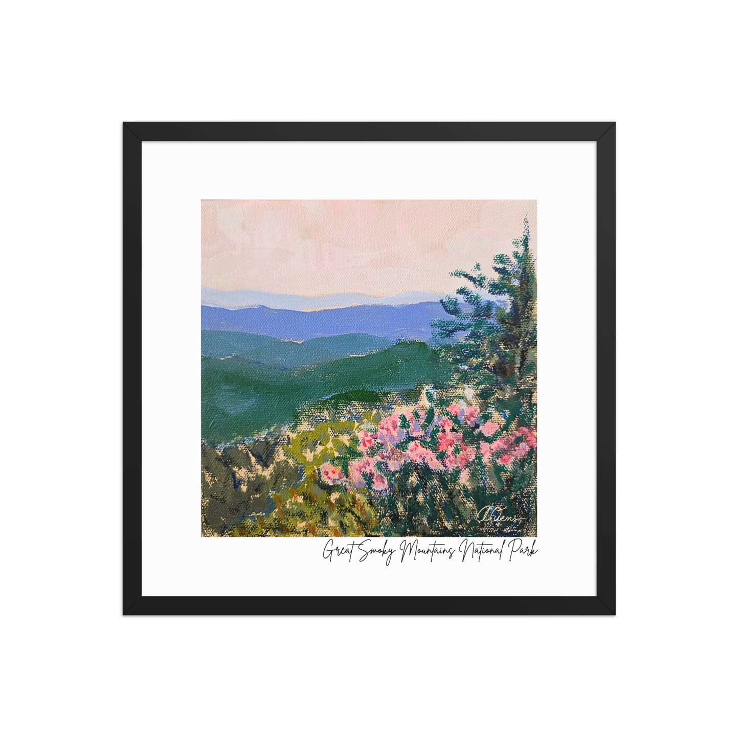 Great Smoky Mountains National Park Print | Mixed Media Wall Art