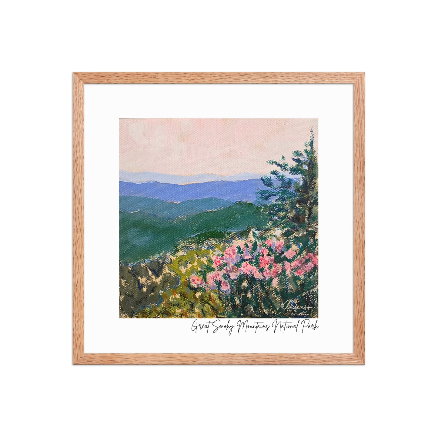 Great Smoky Mountains National Park Print | Mixed Media Wall Art