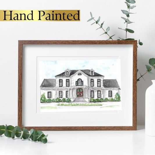 Hand Painted House Portraits