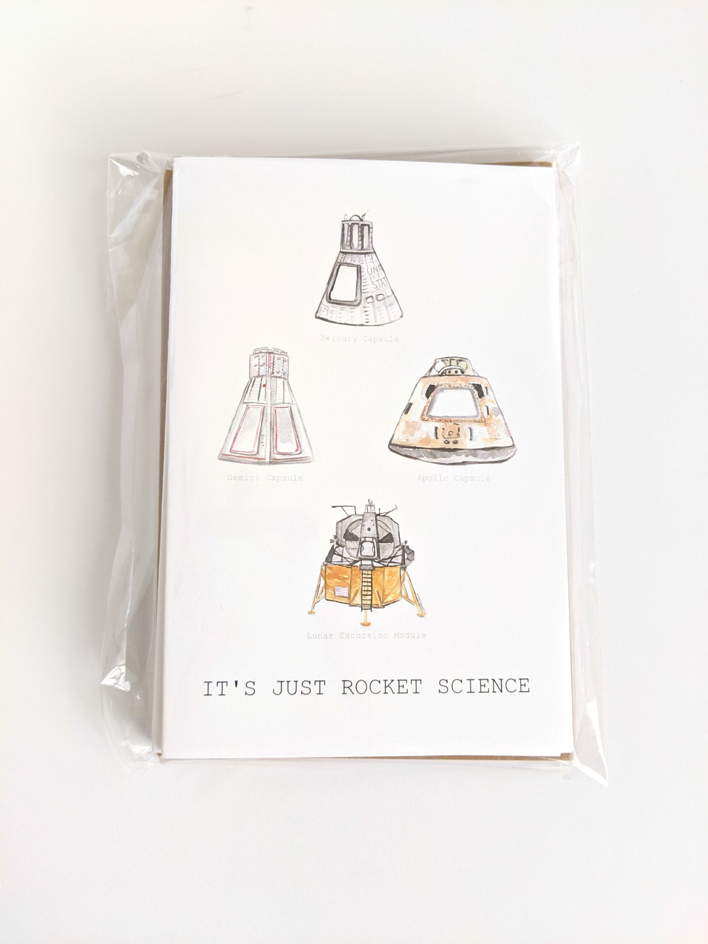 Space Craft Notecard Set