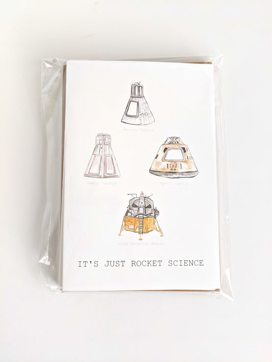 Space Craft Notecard Set